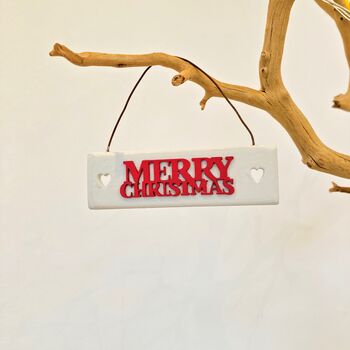 Merry Christmas Hanging Sign, 2 of 4