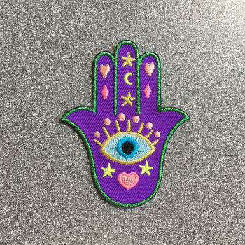 Lucky Hand Iron On Patch, 2 of 4