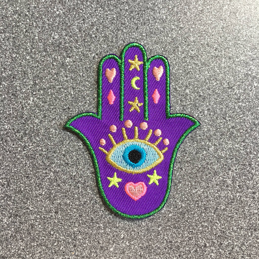 Lucky Hand Iron On Patch, 1 of 4