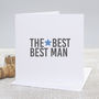 'Best Man' Wedding Thank You Card, thumbnail 1 of 2