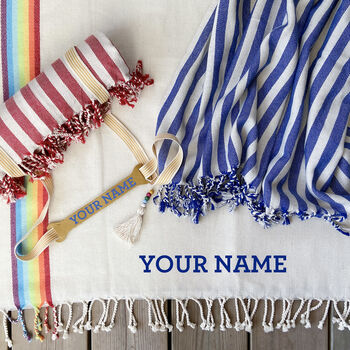 Personalised Towel Shawl Birthday Gift For Her, 3 of 11