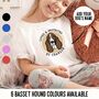 Basset Hound Youth T Shirt, thumbnail 1 of 8