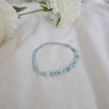 Aquamarine Bracelet A Gift For Joy, 3 of 4
