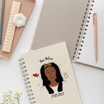 Personalised The Future Bride To Be Planning Notebook, 6 of 11
