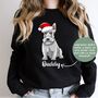 Personalised Bernese Mountain Dog Christmas Sweatshirt, thumbnail 9 of 10