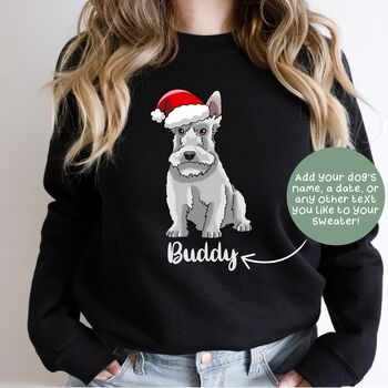 Personalised Bernese Mountain Dog Christmas Sweatshirt, 9 of 10