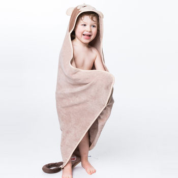 Personalised Animal Hooded Towel, 2 of 6