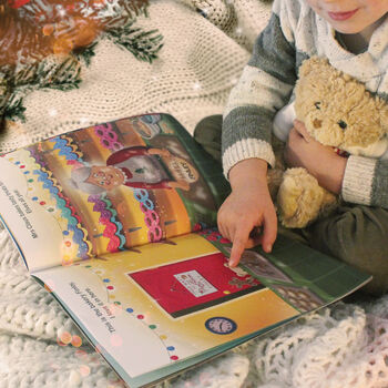 Personalised Magical Christmas Adventure Story Book And Personalised Teddy Bear – Christmas Gift, 4 of 12