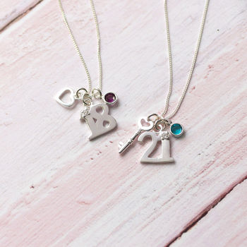 18th Or 21st Birthday Charm Necklace, 3 of 9