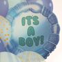 Personalised New Baby Boy Balloon Card, thumbnail 3 of 6