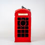 Red Telephone Box Birdhouse, thumbnail 2 of 4