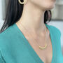 Etrusca Curved Necklace, thumbnail 3 of 7