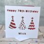 Personalised Laser Cut Hat Birthday Card, thumbnail 2 of 4