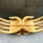 Hand Carved Wooden Hands Bowl Jewellery Stand Fruit Bowl, thumbnail 7 of 8