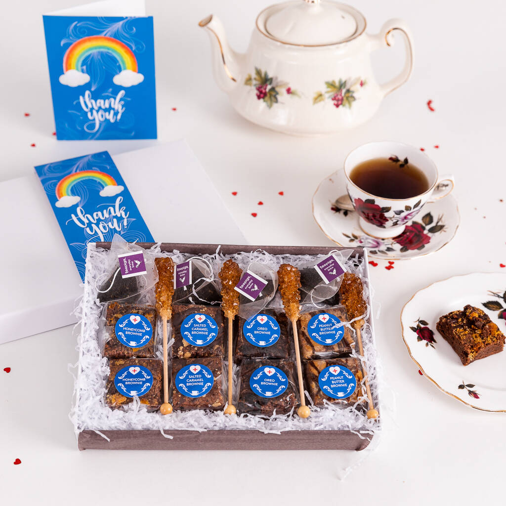 Thank You Rainbow Afternoon Tea For Four Gift Box, 1 of 5