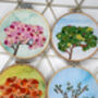 Winter Tree Embroidery Kit, thumbnail 9 of 9