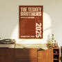 Personalised Gig Poster – Setlist, Date And Venue Print, thumbnail 8 of 9