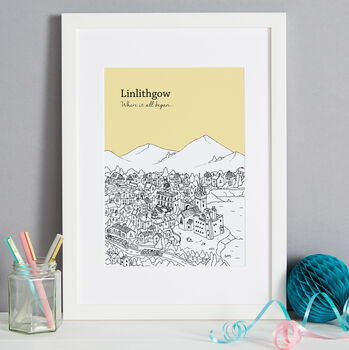 Personalised Linlithgow Print, 5 of 10