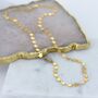 Personalised 18ct Yellow Gold Plated Star Chain Necklace, thumbnail 1 of 4