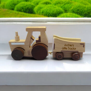 Birthday Gift Personalised Tractor And Gift Bag, 5 of 5