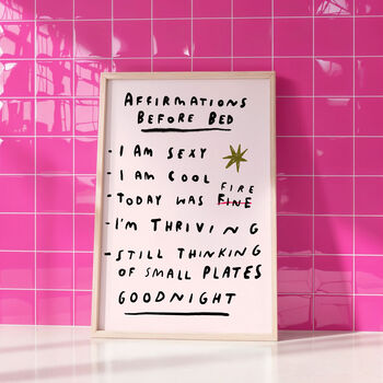 Affirmations Before Bed, 2 of 5