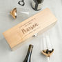 Personalised Mr And Mrs Wine Box, thumbnail 5 of 7