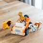 Personalised Safari Jeep And Jungle Animals Play Set, thumbnail 1 of 5