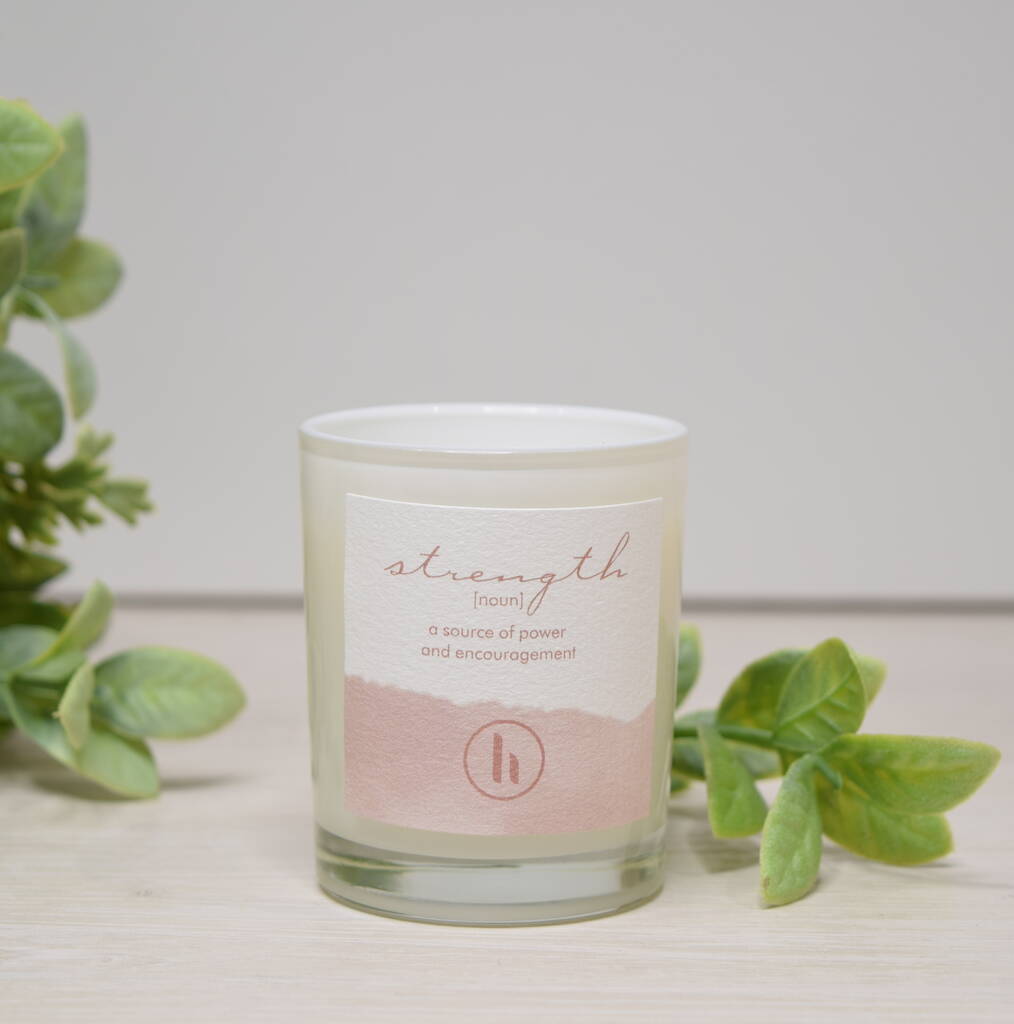 Set Of Three Affirmation Candles By With Hope