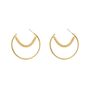 Dainty Chain Tassel Bar Threader Statement Round Hoop Earring, thumbnail 8 of 8