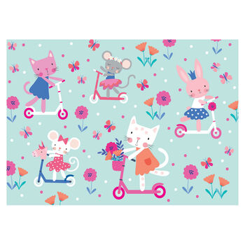 Personalised Scooter Animals Pattern Writing Set, 2 of 6