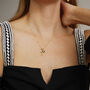Sterling Silver Mama Necklace With Crystal Stone Charms, thumbnail 7 of 11