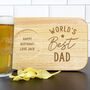 World's Best Dad Beer Coaster, thumbnail 2 of 3
