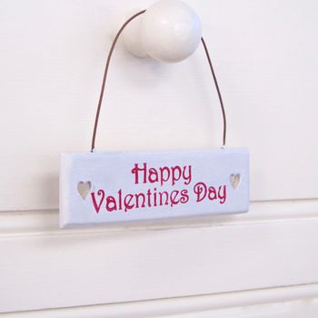 'Happy Valentines Day' Tiny Wooden Sign, 4 of 5