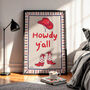 Howdy Y'all Cowgirl Print, thumbnail 2 of 8