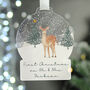 Personalised A Winter's Night Acrylic Snowglobe Hanging Decoration Gift Boxed, thumbnail 3 of 4