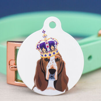 Royal Dog ID Tag Personalised, 3 of 12