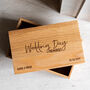 Personalised Wedding Gift Oak Keepsake Box, thumbnail 4 of 4