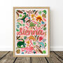 Colourful Dinosaur Name Print Set, thumbnail 9 of 12