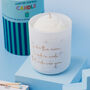 I Love You To The Moon – Personalised Candle With Moon Topper, thumbnail 1 of 5