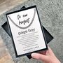 Curb Chain Perfect Page Boy Thank You Message Gift, thumbnail 5 of 6