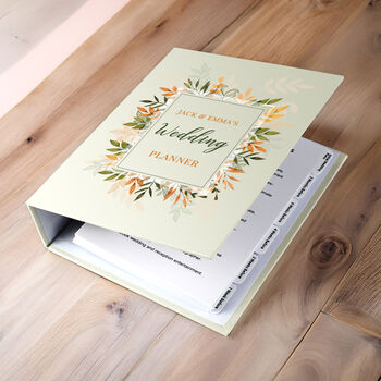 Personalised Autumnal Wedding Planner, 4 of 12