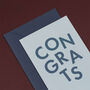 'Congrats' Funny Congratulations Card, thumbnail 3 of 4