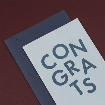 'Congrats' Funny Congratulations Card, 3 of 4