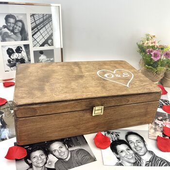 Personalised Love Heart Memory Box, 3 of 12