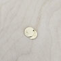 Hammered Brass Double Disc Pendant Necklace, thumbnail 6 of 8