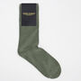 Ribbed Cuff Men's Bed Socks – Grey, thumbnail 2 of 2