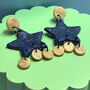 Star Dangle Earrings, thumbnail 4 of 5