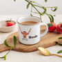 Festive Stag In A Jumper Personalised Christmas Mug, thumbnail 1 of 4
