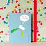 Mini Christmas Mistletoe Card, thumbnail 1 of 5