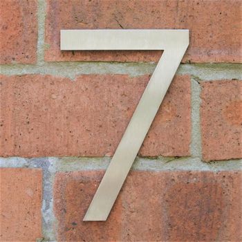 Marine Grade Stainless Steel House Numbers, 10 of 12